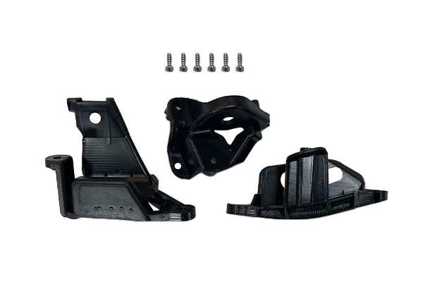 Headlight fixing set